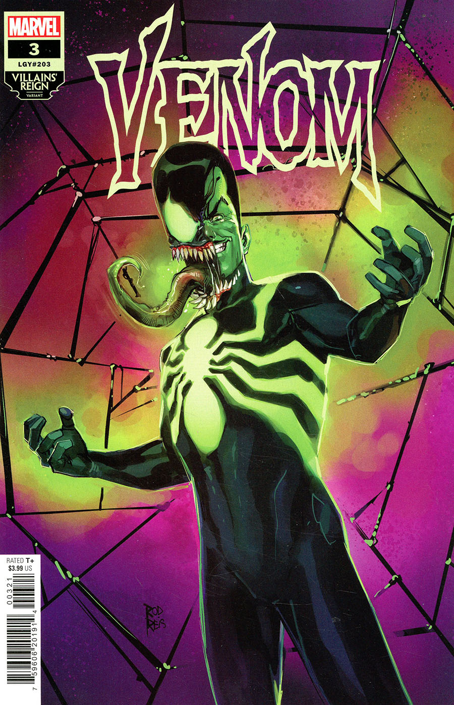 Venom Vol 5 #3 Cover B Variant Rod Reis Villains Reign Cover