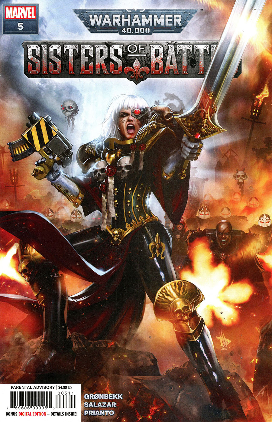 Warhammer 40000 Sisters Of Battle #5 Cover A Regular Dave Wilkins Cover