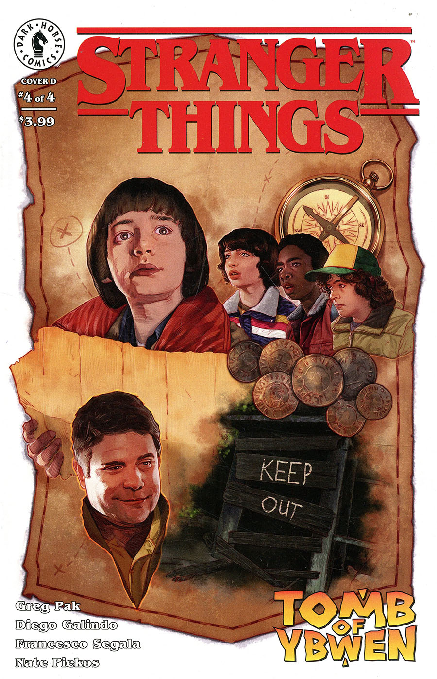 Stranger Things Tomb Of Ybwen #4 Cover D Variant Mack Chater Cover