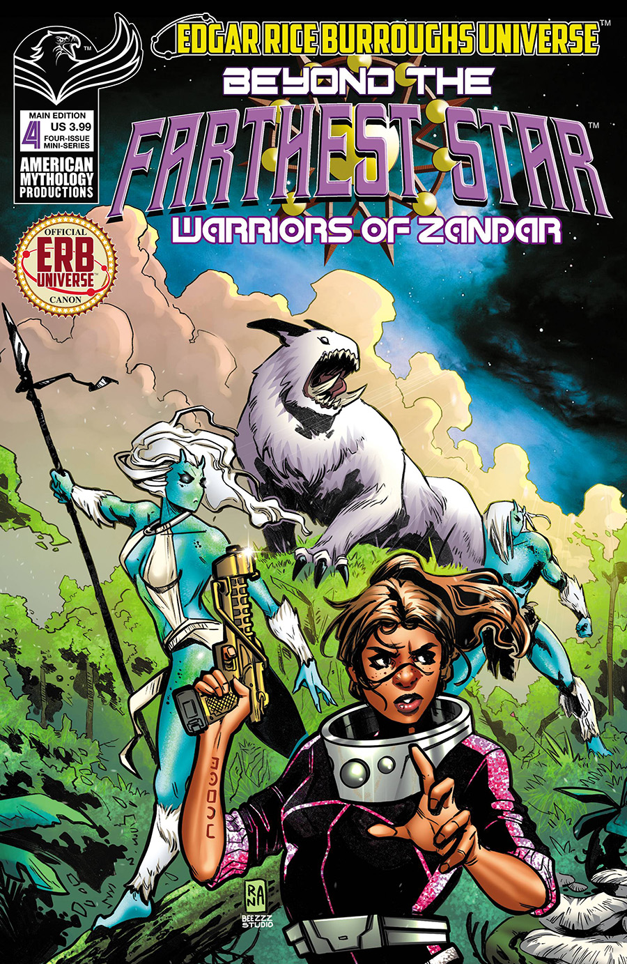 Beyond The Farthest Star Warriors Of Zandar #4 Cover A Regular Alessandro Ranaldi Cover