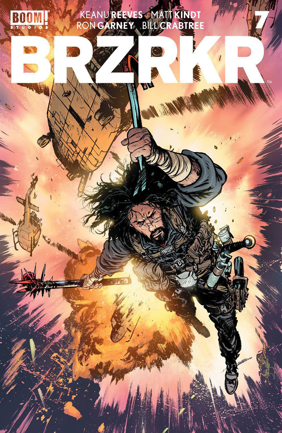 BRZRKR (Berzerker) #7 Cover B Variant Daniel Warren Johnson Cover