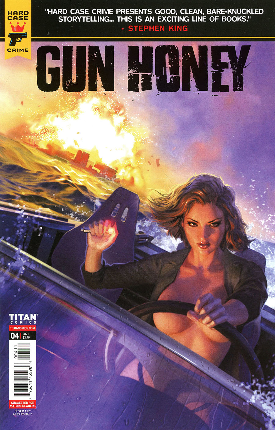 Hard Case Crime Gun Honey #4 Cover A Regular Alex Ronald Cover