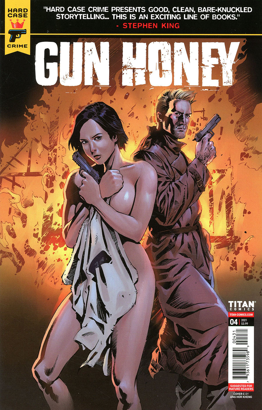 Hard Case Crime Gun Honey #4 Cover C Variant Ang Hor Kheng Cover