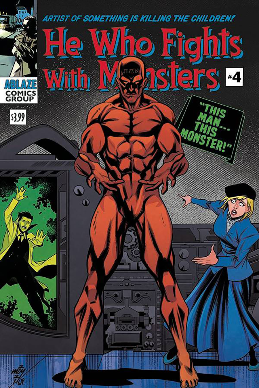 He Who Fights With Monsters #4 Cover D Variant Moy R Fantastic Four 51 Parody Cover