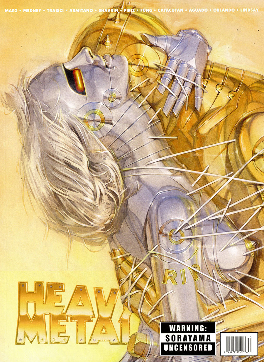 Heavy Metal #312 Cover A Regular Hajime Sorayama Cover