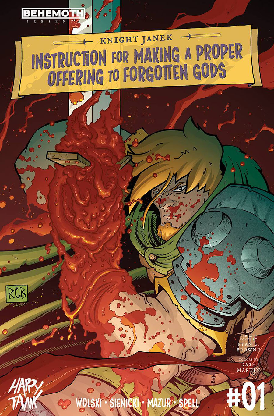 Knight Janek #1 Cover B Variant Ryan Browne Cover (Limit 1 Per Customer)