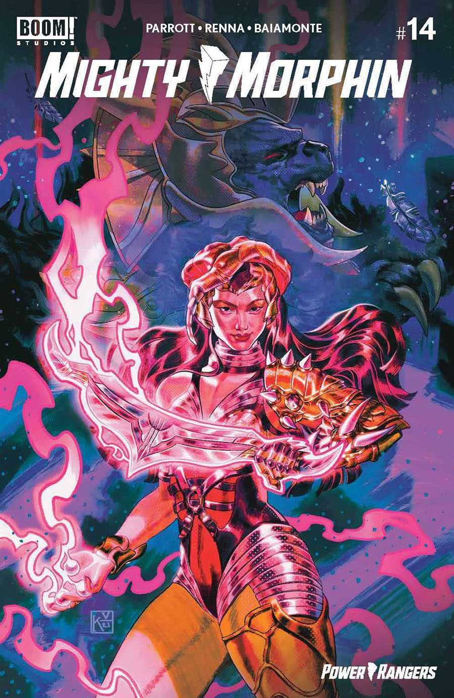 Mighty Morphin #14 Cover F Variant Keyla Valerio Reveal Cover (The Eltarian War Part 3)