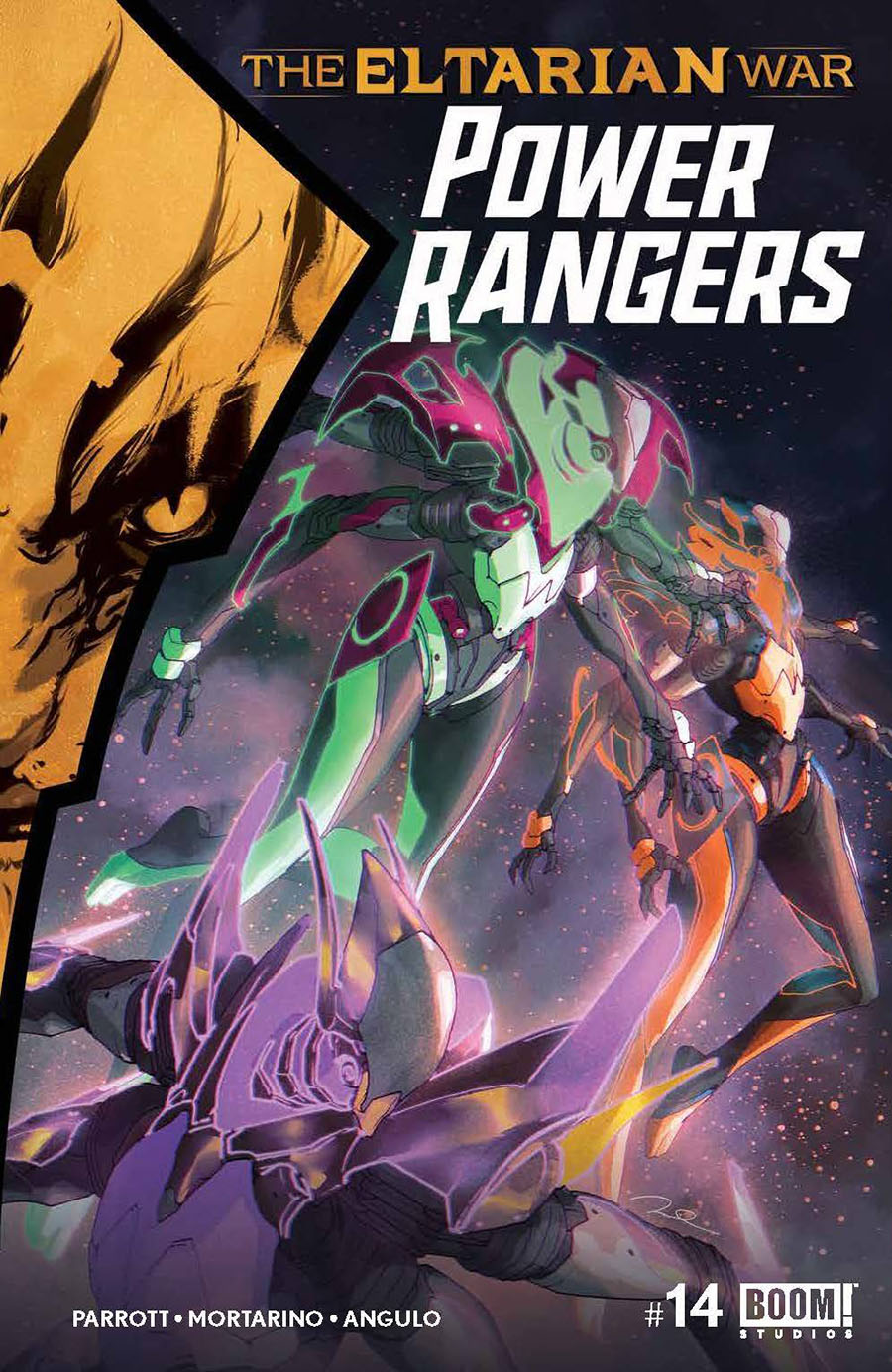 Power Rangers #14 Cover A Regular Gerald Parel Cover (The Eltarian War Part 4)