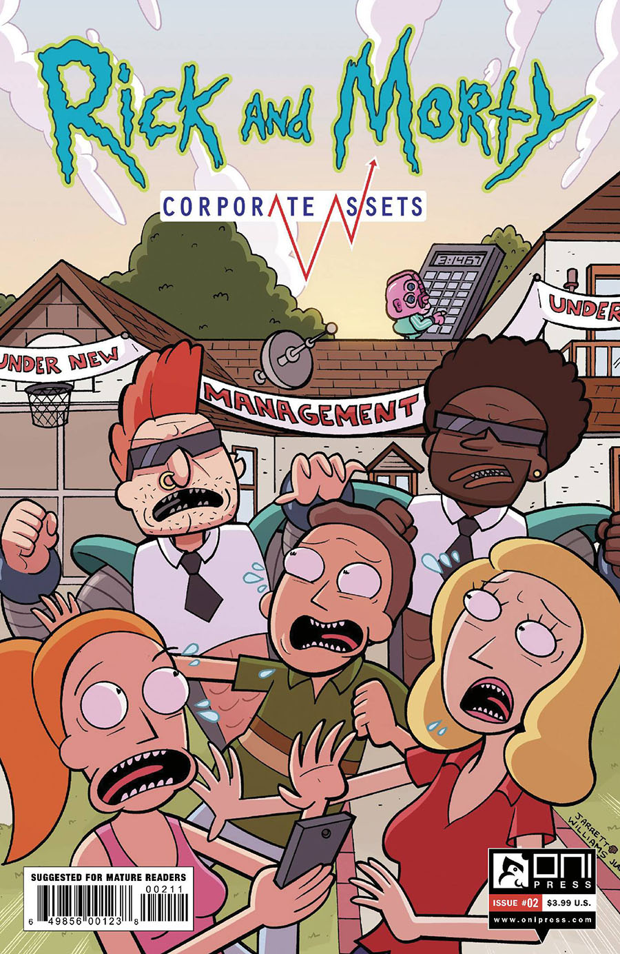 Rick And Morty Corporate Assets #2 Cover A Regular Jarrett Williams Cover