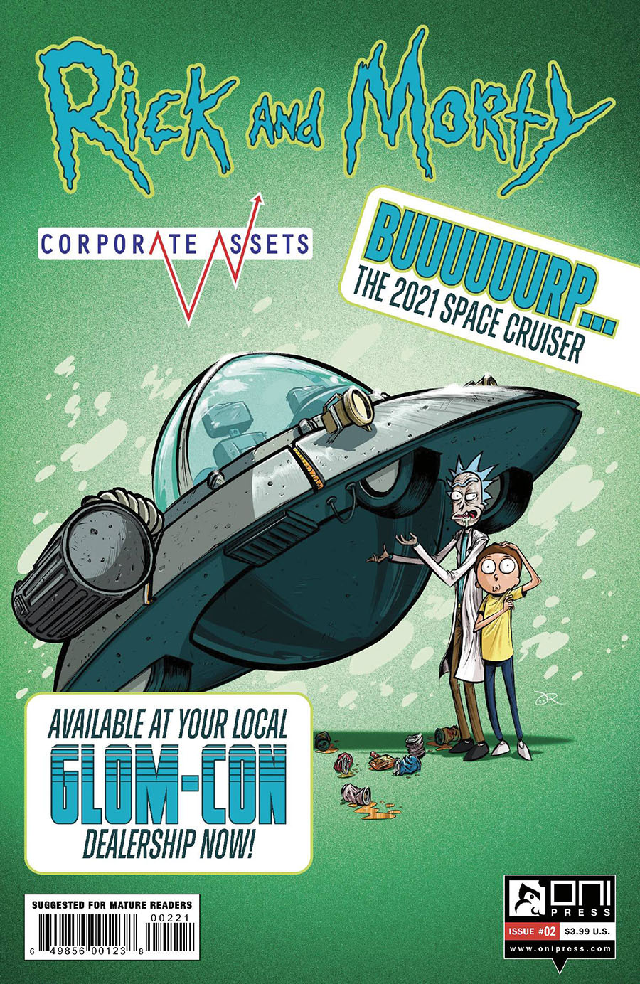 Rick And Morty Corporate Assets #2 Cover B Variant Ryan Lee Cover