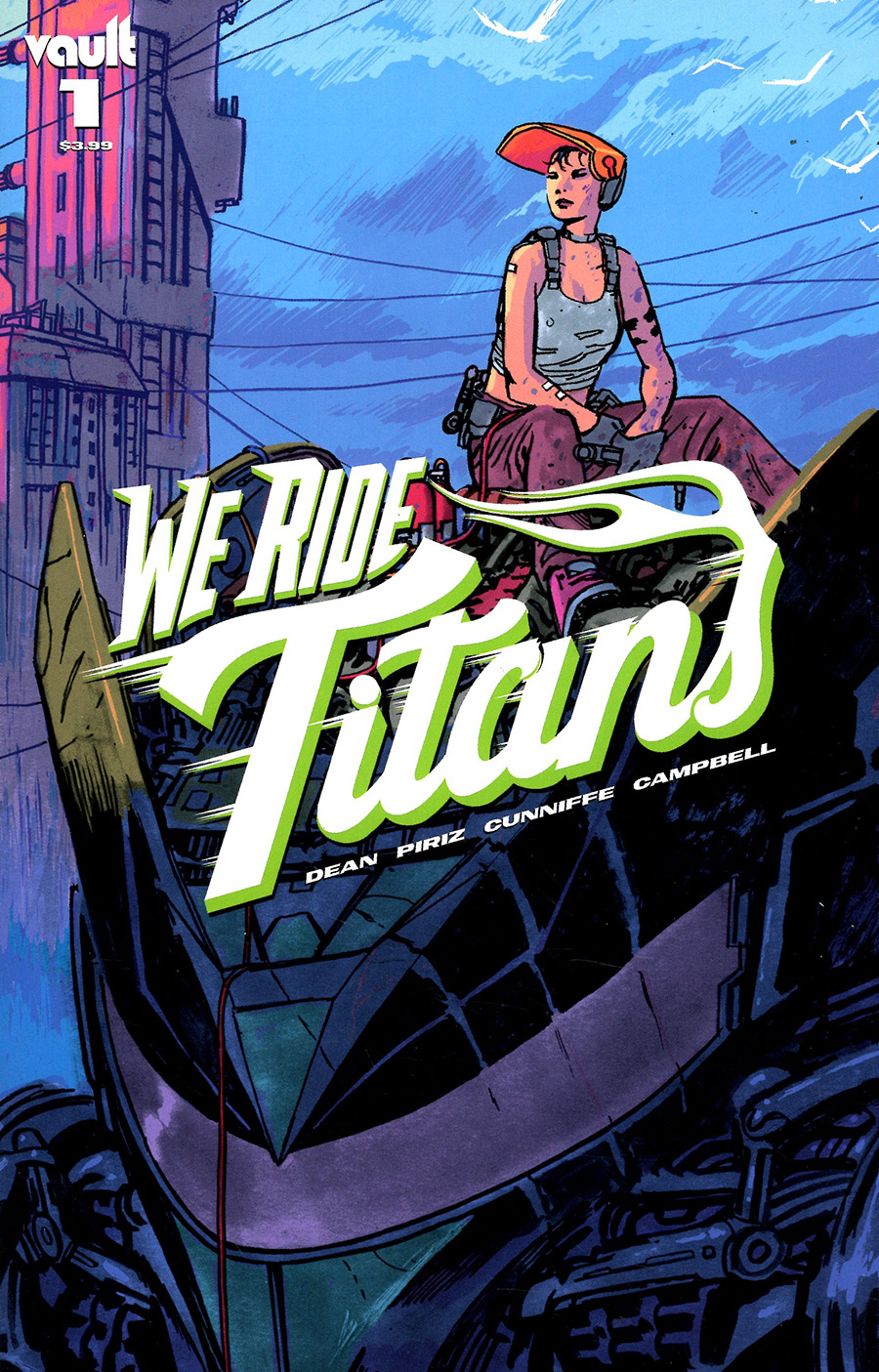 We Ride Titans #1 Cover B Variant Joshua Hixson Cover