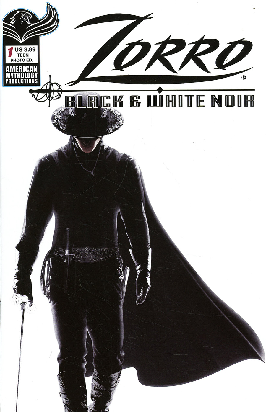 Zorro Black & White Noir #1 Cover C Variant Photo Cover