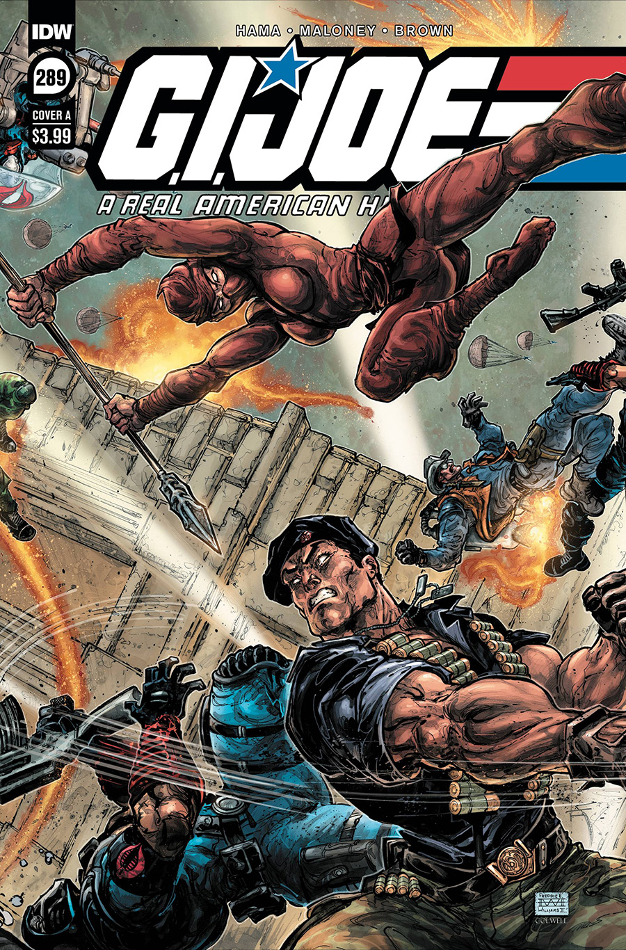 GI Joe A Real American Hero #289 Cover A Regular Freddie E Williams II Cover