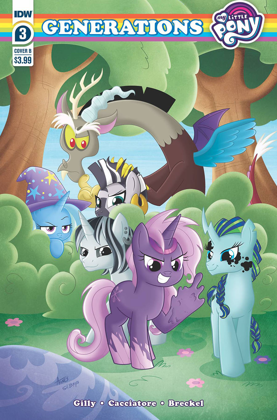 My Little Pony Generations #3 Cover B Variant Agnes Garbowska Cover