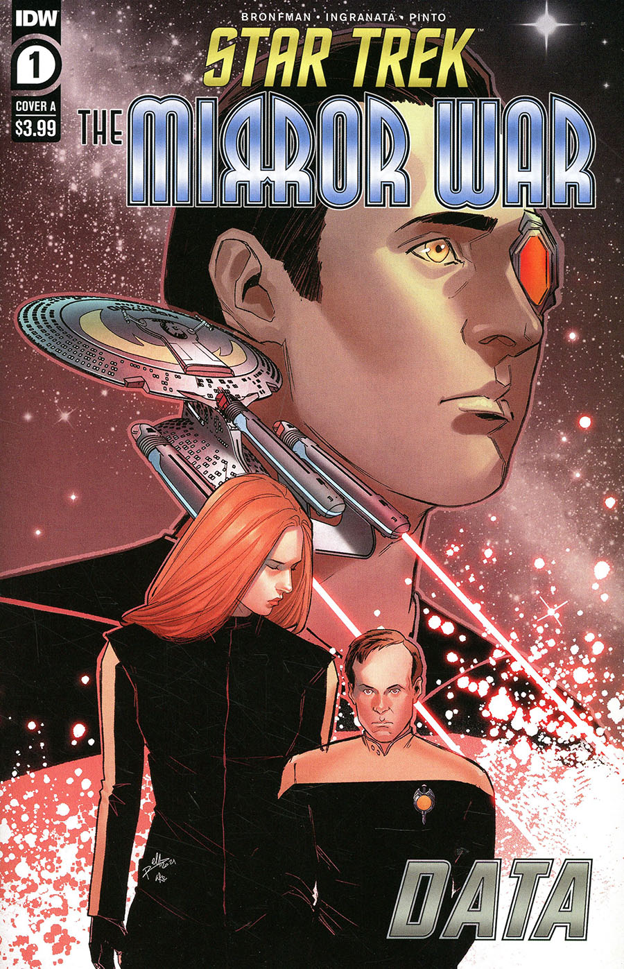 Star Trek The Mirror War Data #1 (One Shot) Cover A Regular Roberta Ingranata Cover