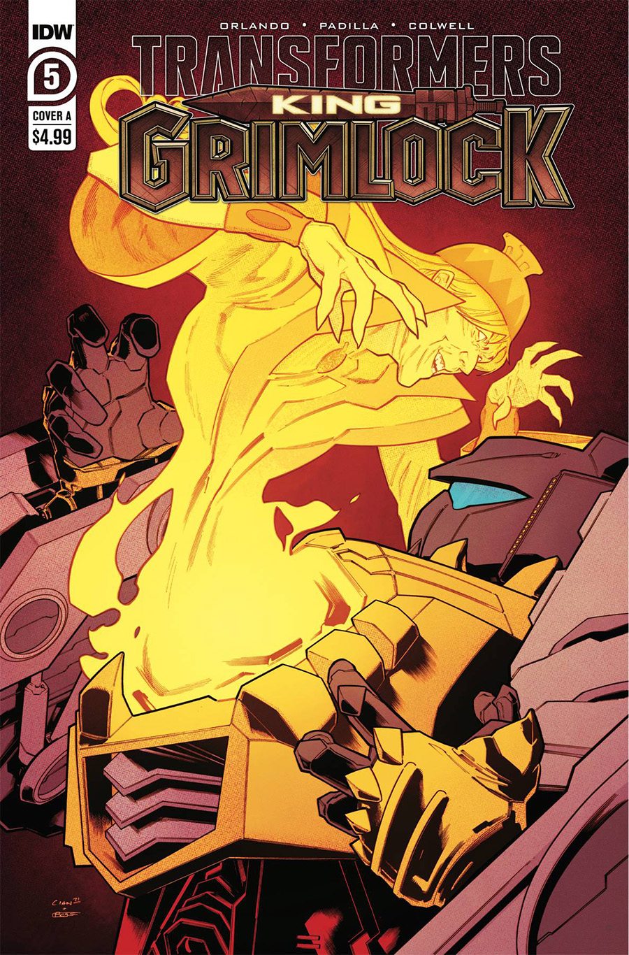 Transformers King Grimlock #5 Cover A Regular Cian Tormey Cover
