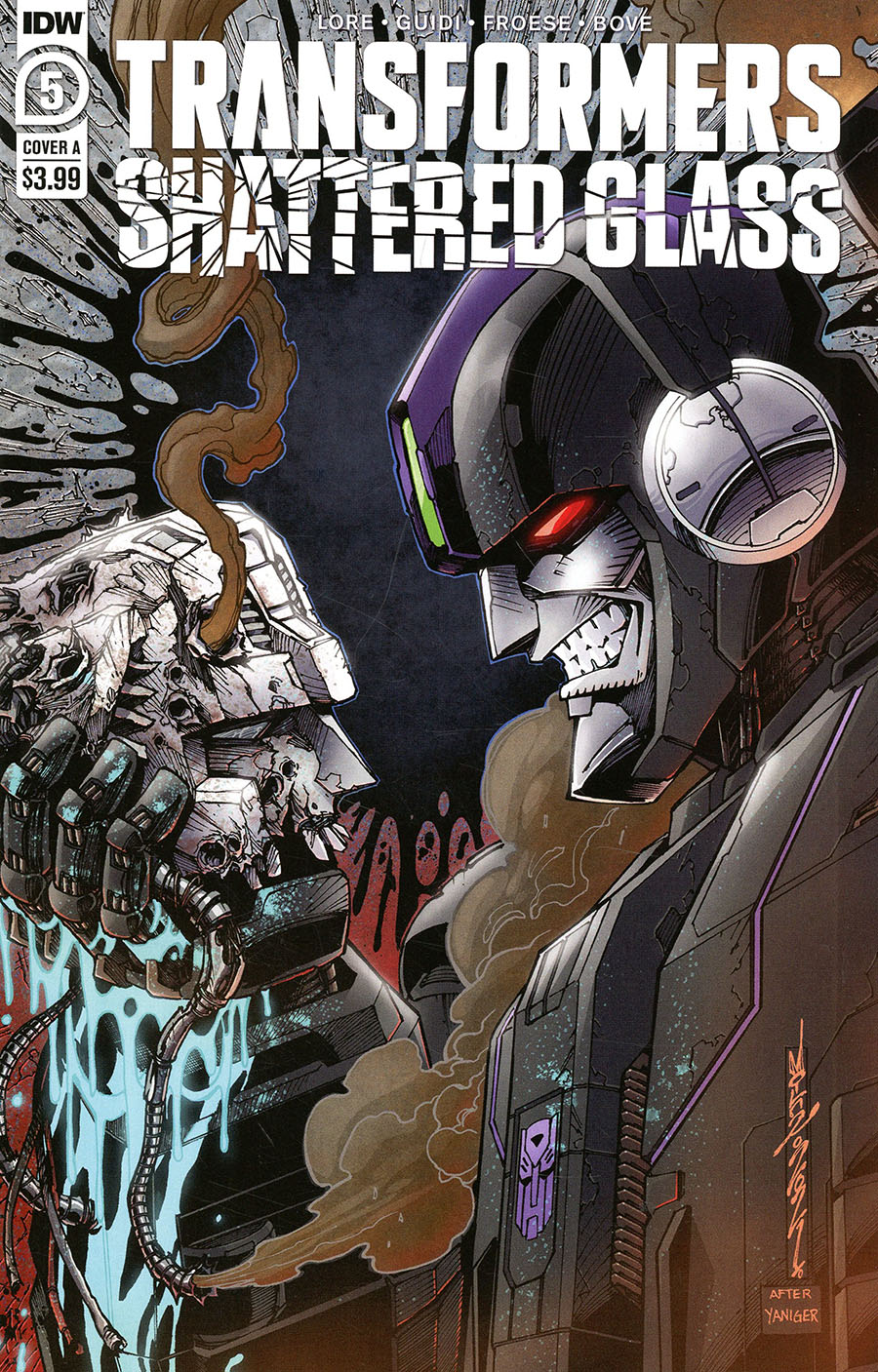 Transformers Shattered Glass #5 Cover A Regular Alex Milne Cover