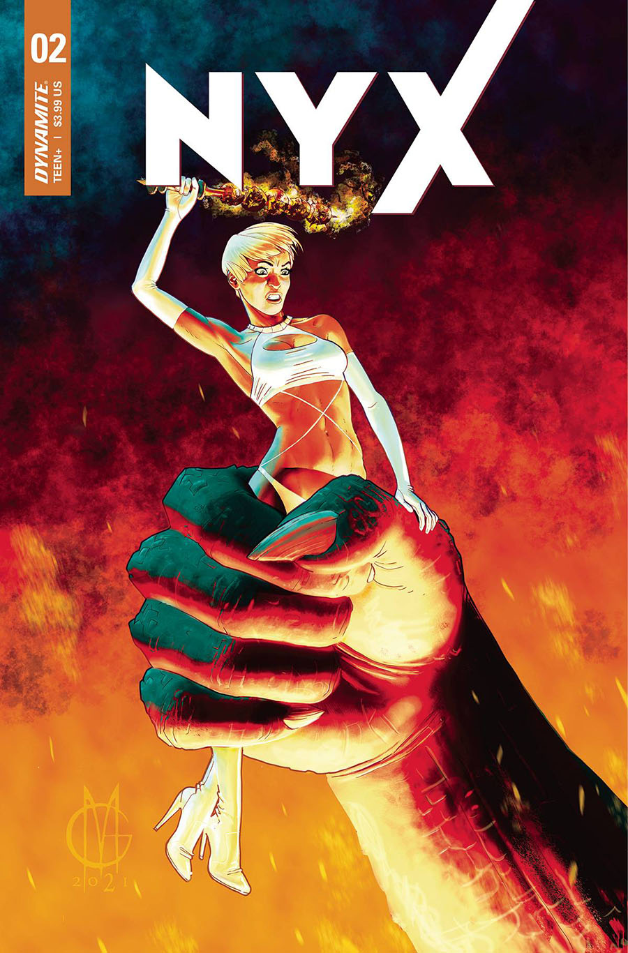 Nyx (Dynamite Entertainment) #2 Cover D Variant Giuseppe Matteoni Cover