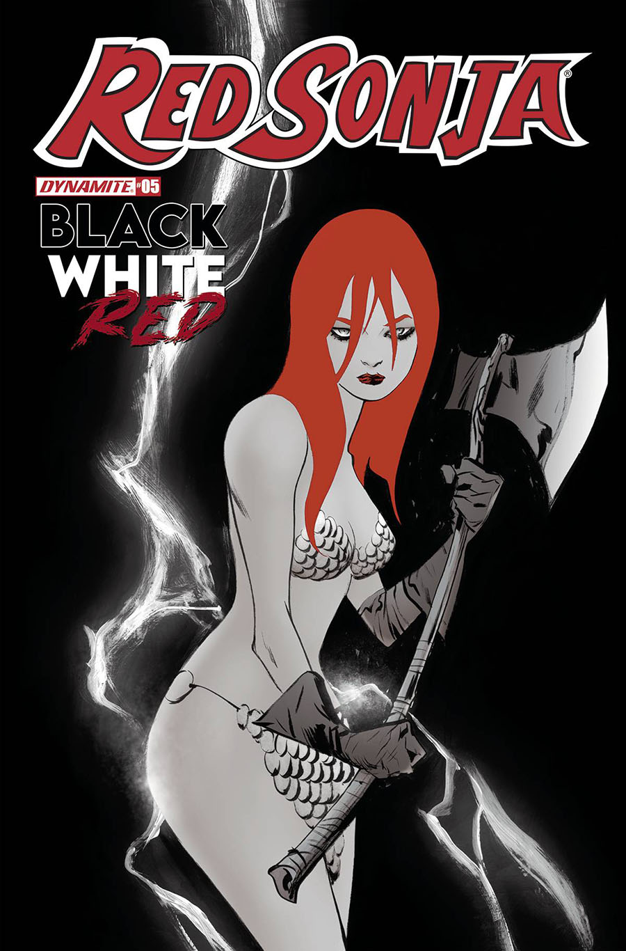 Red Sonja Black White Red #5 Cover C Variant Jae Lee Cover