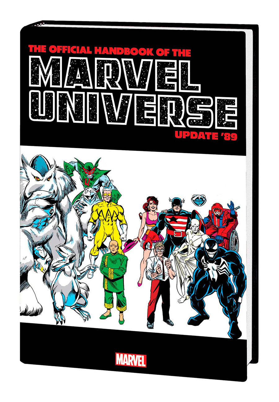 Official Handbook Of The Marvel Universe Update 89 Omnibus HC Book Market Ron Frenz Venom Cover