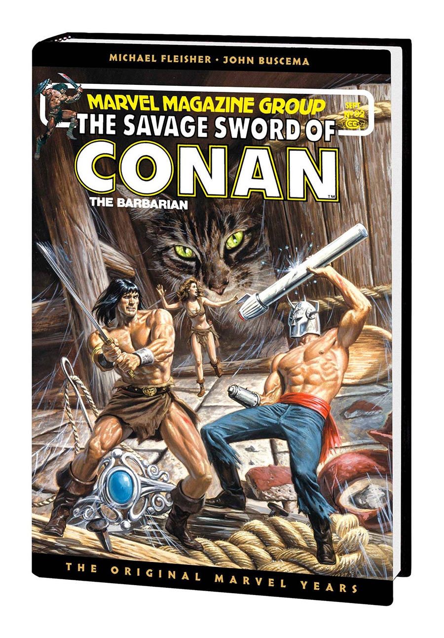 Savage Sword Of Conan Original Marvel Years Omnibus Vol 7 HC Direct Market Bob Larkin Variant Cover