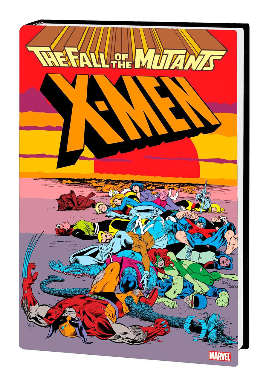 X-Men Fall Of The Mutants Omnibus HC Book Market Alan Davis Cover