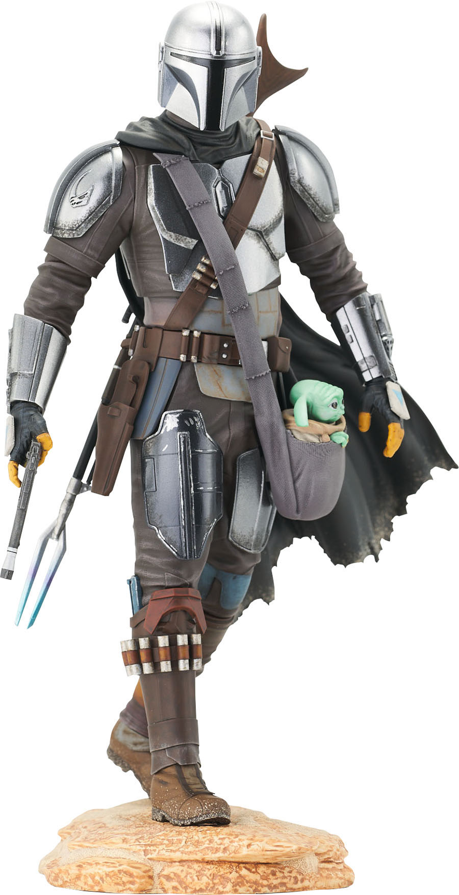 Star Wars The Mandalorian With Child Premier Collection 1/7 Scale Statue