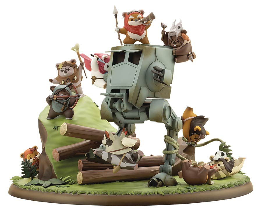 Star Wars Return Of The Jedi Battle Of Endor Little Rebels ARTFX Artist Edition Diorama