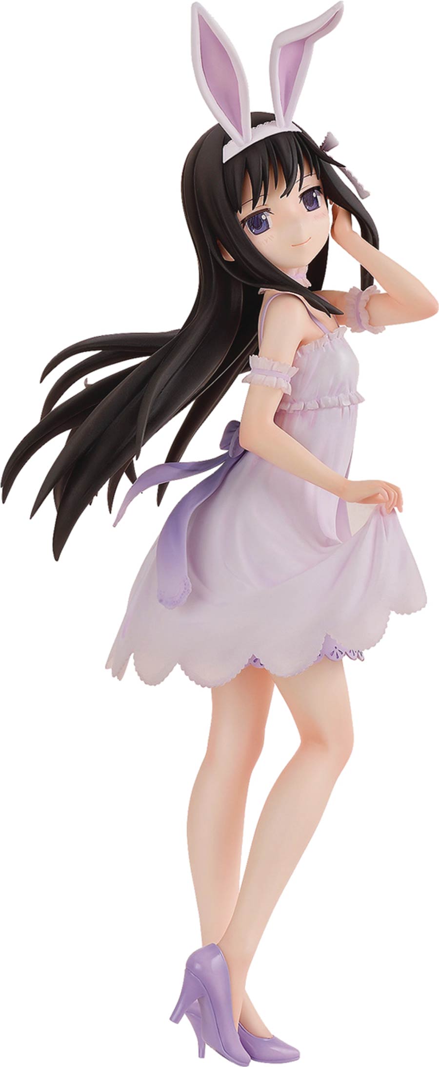 Puella Magi Madoka Magica The Movie Rebellion Homura Akemi Rabbit Ears 1/4 Scale PVC Figure