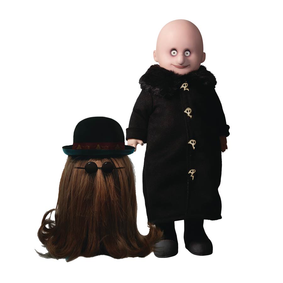 Living Dead Dolls Presents Addams Family (2019) Uncle Fester & It Doll Set
