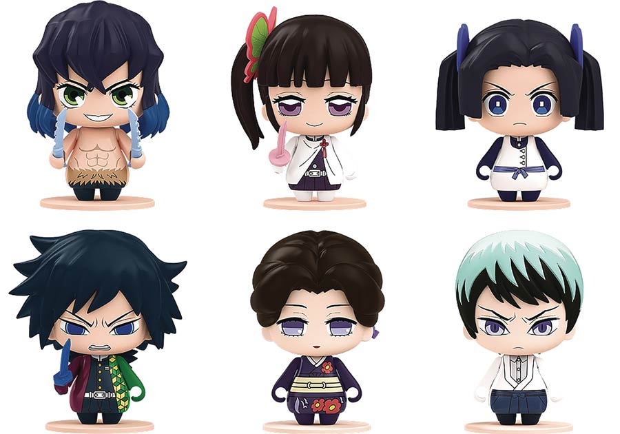 Demon Slayer Kimetsu No Yaiba Pocket Maquette 05 Mini Figure 6-Piece Display