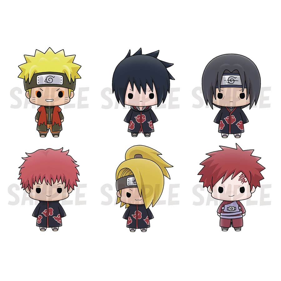 Naruto Shippuden Chokorin Mascot Vol 2 - Box Of 6 - Blind Mystery Box Figures