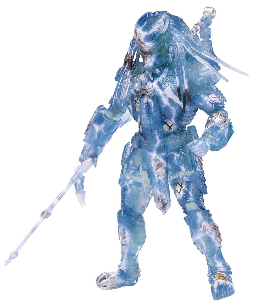 Alien vs Predator Active Camouflage Scar Previews Exclusive 1/18 Scale Figure