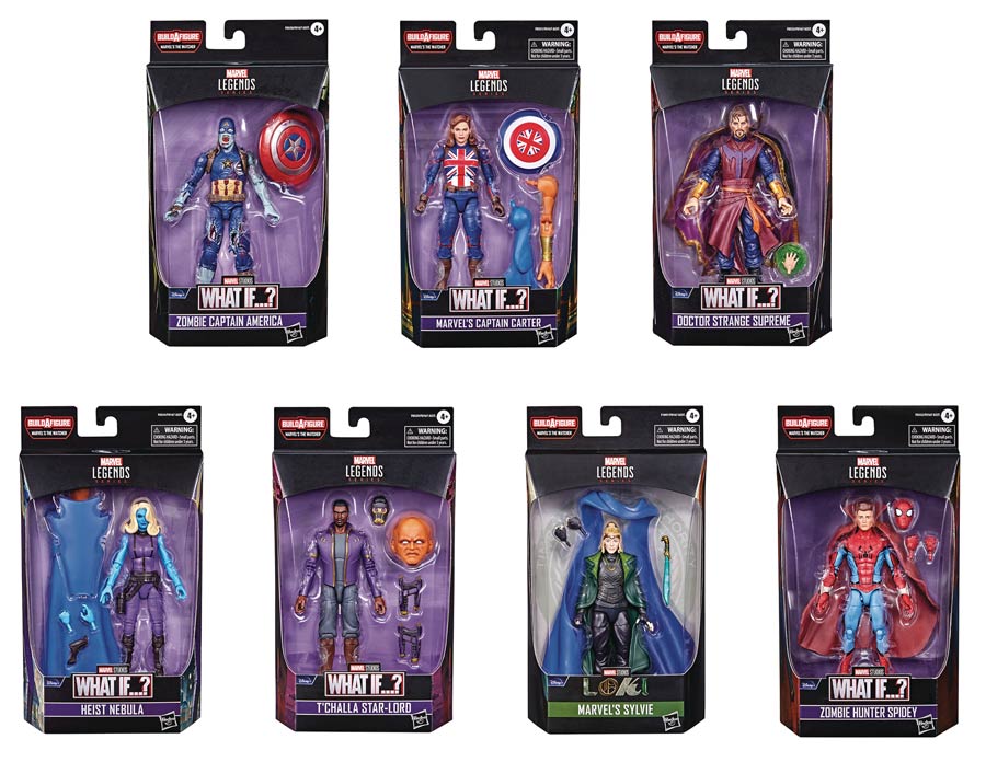 Marvel Disney Plus Legends 2021 6-inch Action Figure Assortment Wave 2 Case of 8 Figures