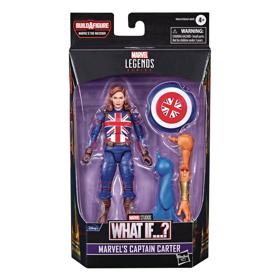 Marvel Disney Plus Legends What If Captain Carter 6-Inch Action Figure