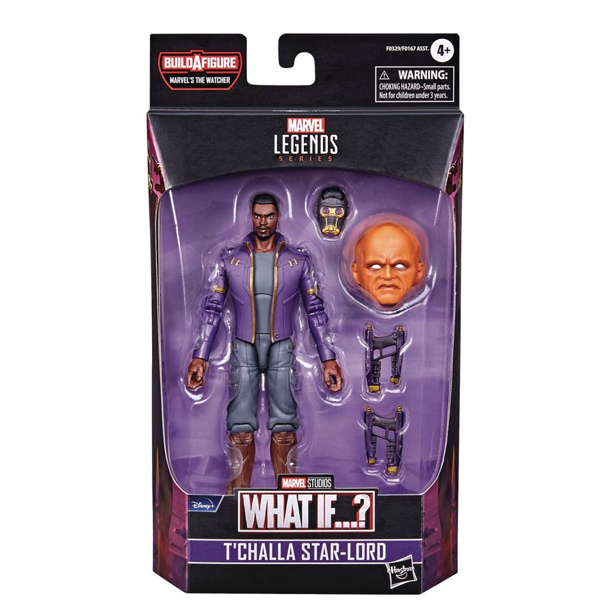 Marvel Disney Plus Legends What If TChalla Star-Lord 6-Inch Action Figure