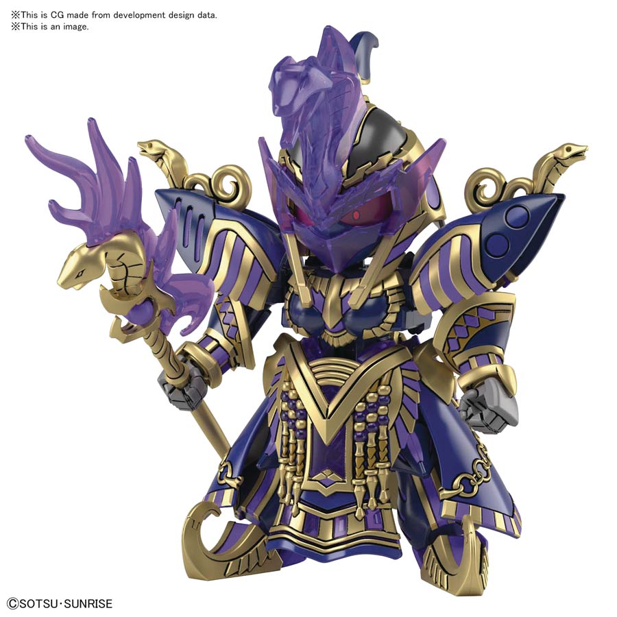 SD Gundam World Heroes Kit #15 SDW Heroes Cleopatra Qubeley Dark Mask Ver.