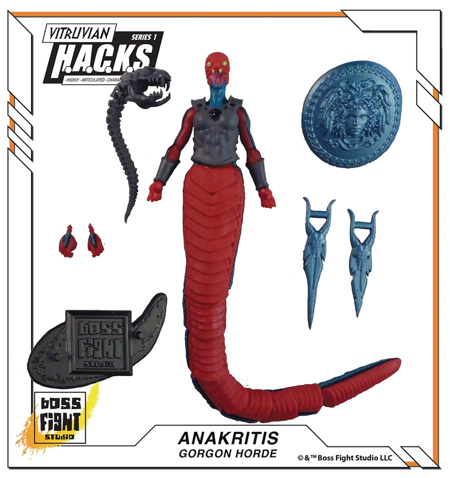 Vitruvian H.A.C.K.S. Ancient Greek Action Figure - Anakritis Gorgon