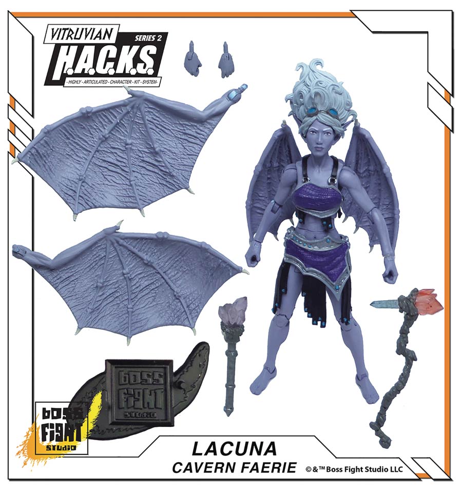 Vitruvian H.A.C.K.S. Lacuna Cave Faerie Action Figure