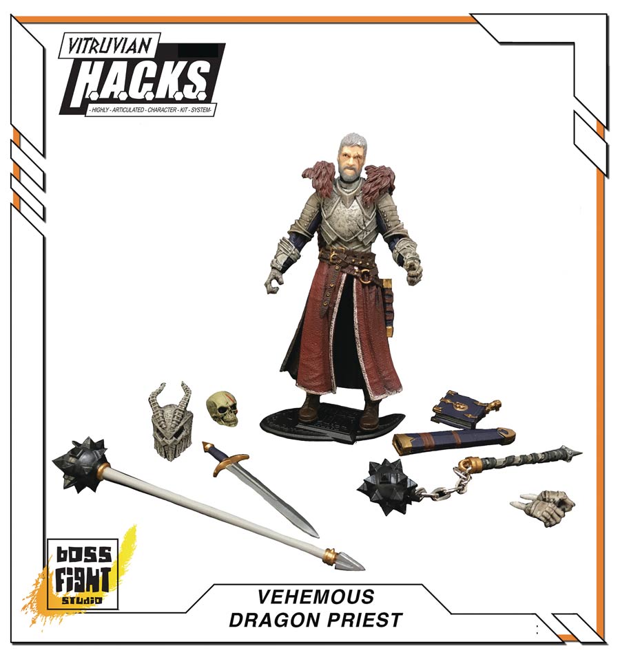 Vitruvian H.A.C.K.S. Vehemous Dragon Priest Action Figure