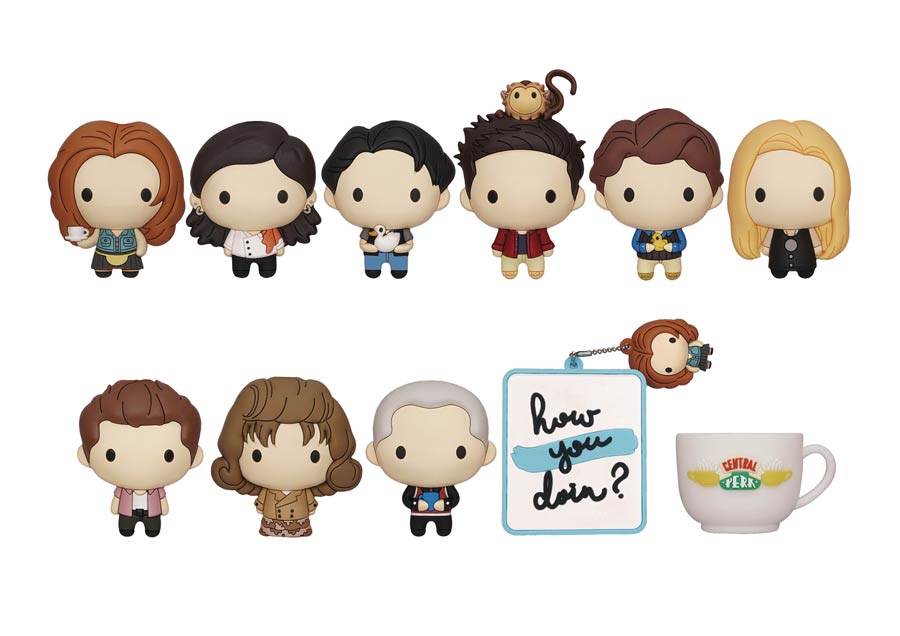 Friends 3D Foam Bag Clip Series 3 Blind Mystery Box