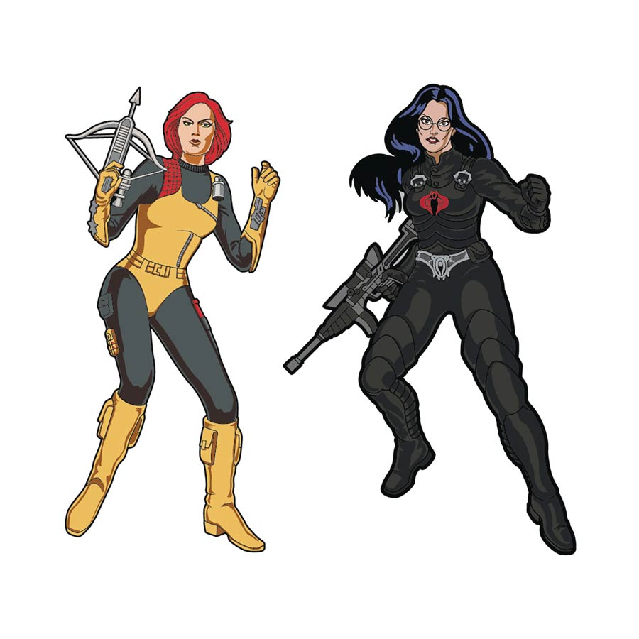 GI Joe Retro Pin Set - Scarlett x Baroness