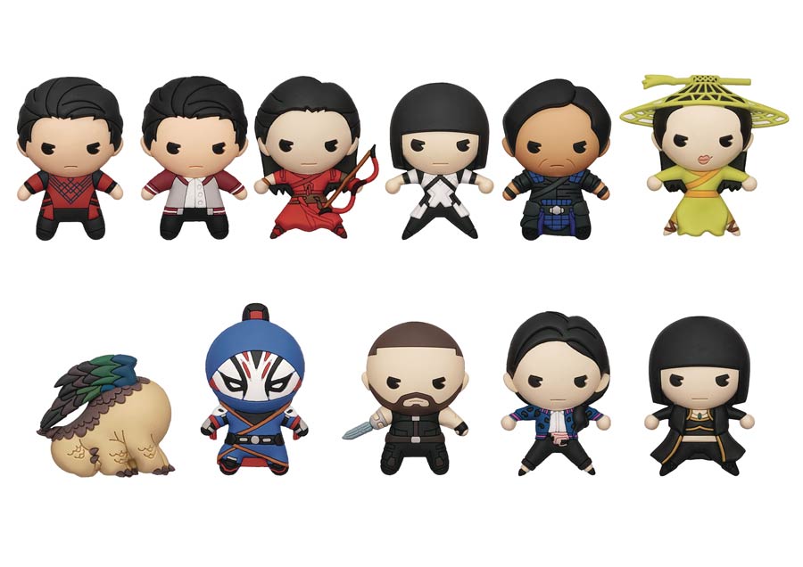 Marvel Shang-Chi 3D Foam Bag Clip Blind Mystery Box 24-Piece Display