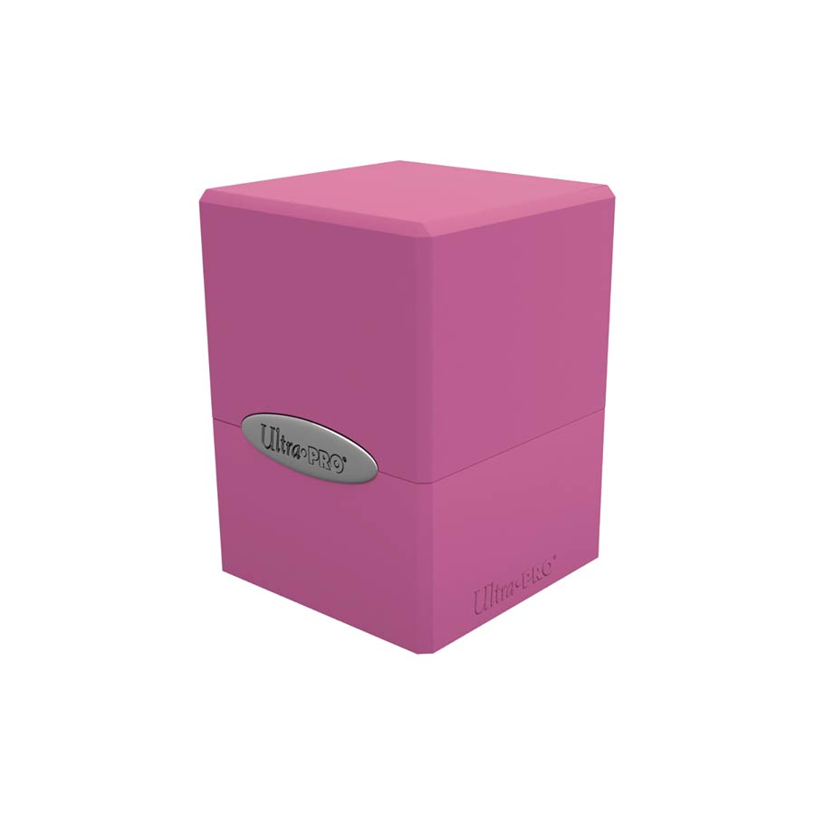 Satin Cube - Hot Pink