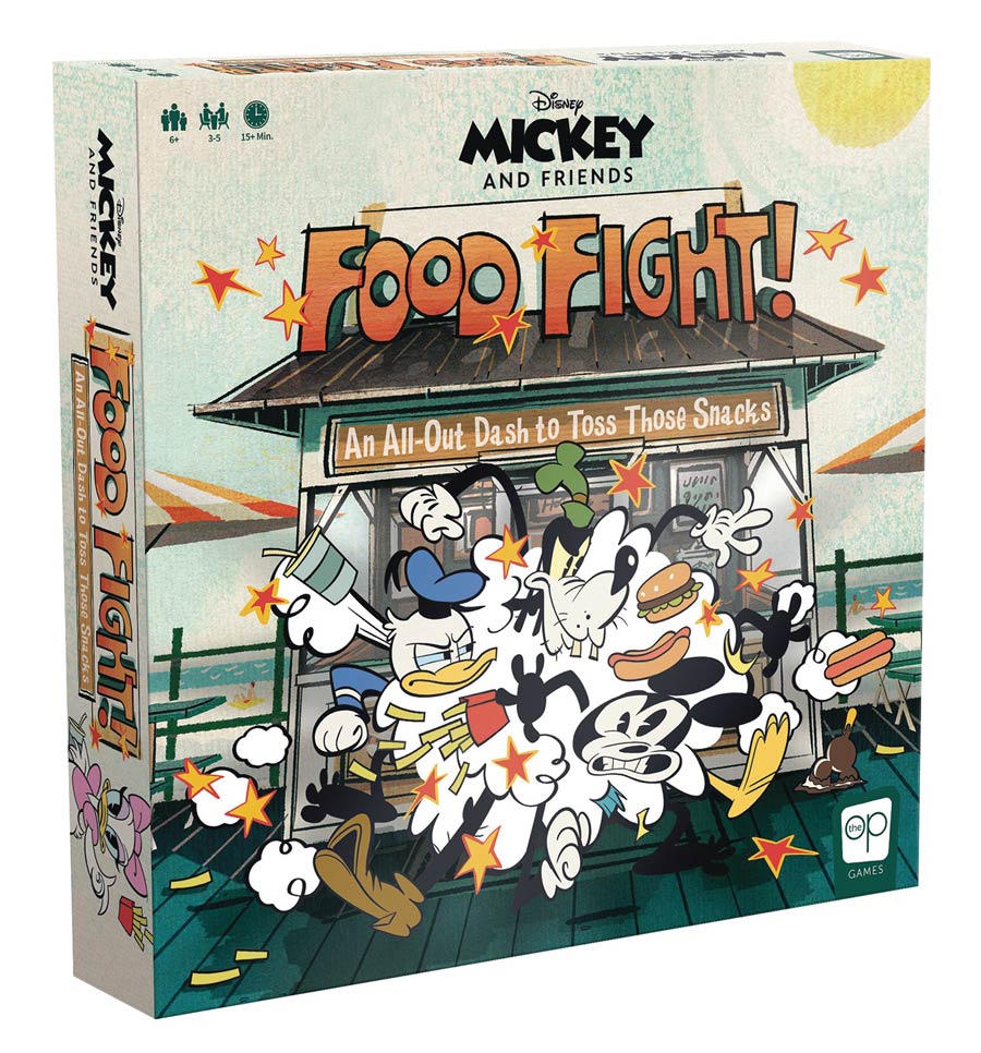 Disney Mickey And Friends Food Fight Game