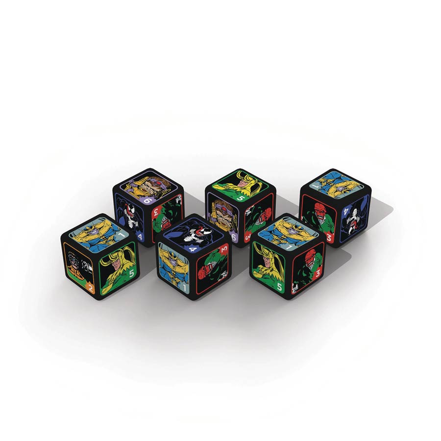 Marvel Dice Set - Villains