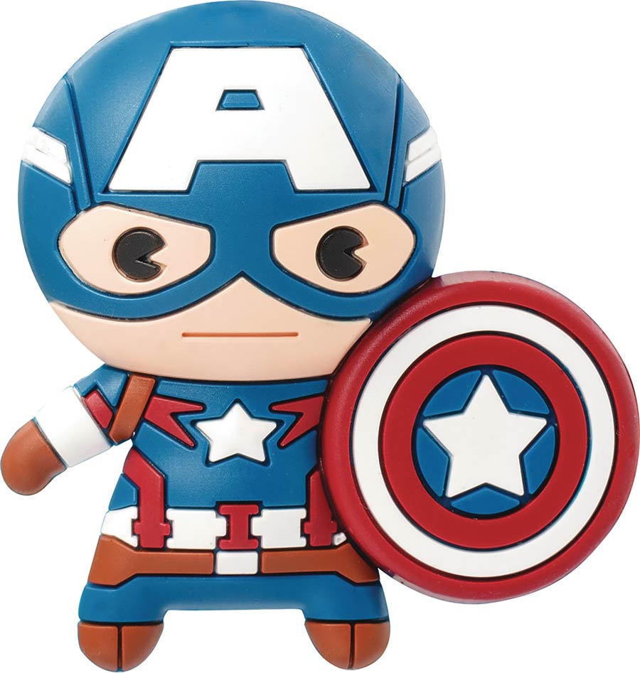 Marvel 3D Foam Magnet - Captain America