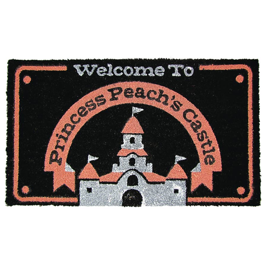 Super Mario Princes Peachs Castle Doormat