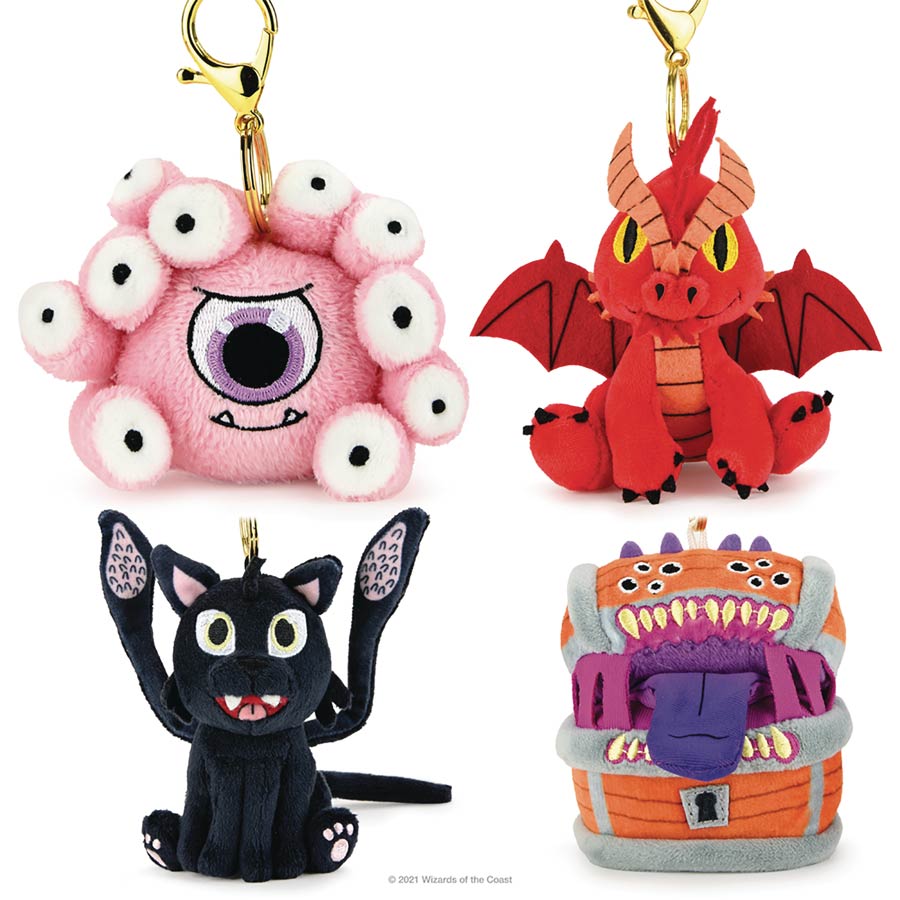 Dungeons & Dragons 3-Inch Plush Charms Wave 1 Display (24-Count)