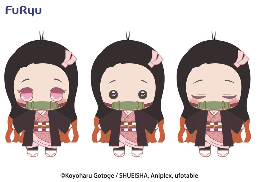 Demon Slayer Kimetsu No Yaiba Plush Toy 3-Piece Set - Nezuko